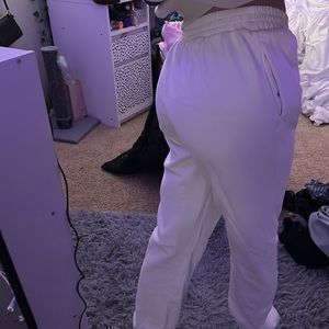 target youth xL white sweats